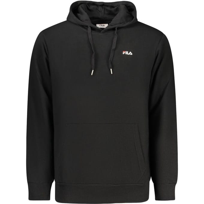 Fila Zwarte Katoenen Heren Hoodie