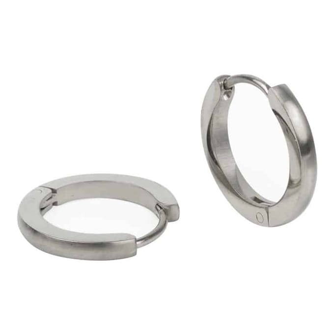 Kalli Oorringen Edelstaal Mat Zilver 1847 (16mm)