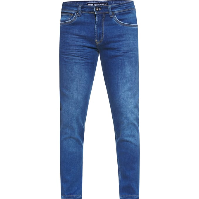 Jeansbroek "MELVIN" slim fit katoen stretch