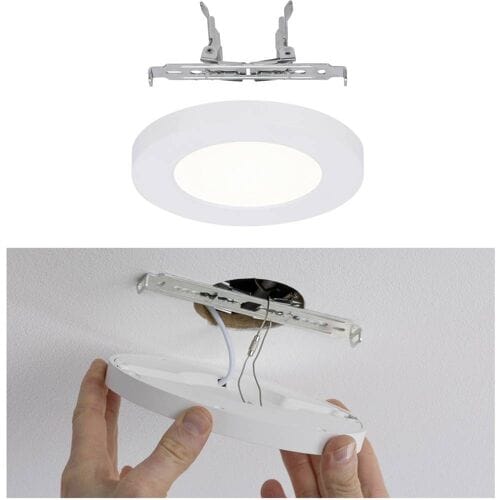 LED-inbouwpaneel Cover-it Promo rond 116 mm 4,5W 400lm 3000K Wit mat