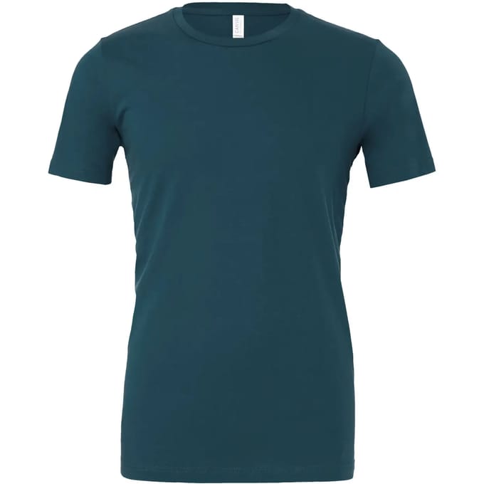 Bella+Canvas Unisex Jersey Short Sleeve Tee CV3001 - Deep Teal - M