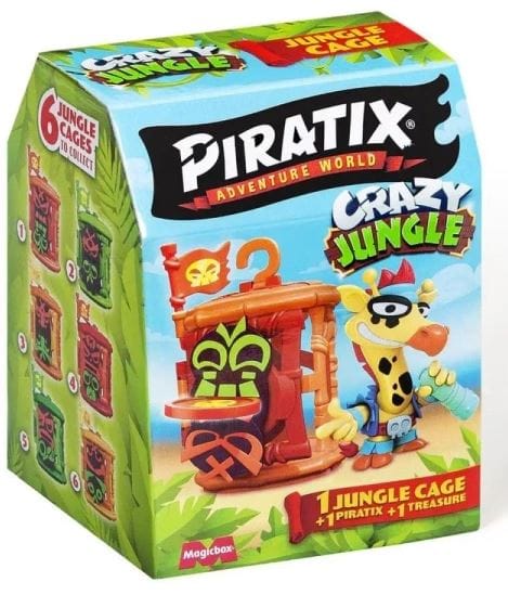 Piratix Crazy Jungle Kooi Schuilplaats + Figuur - 39731