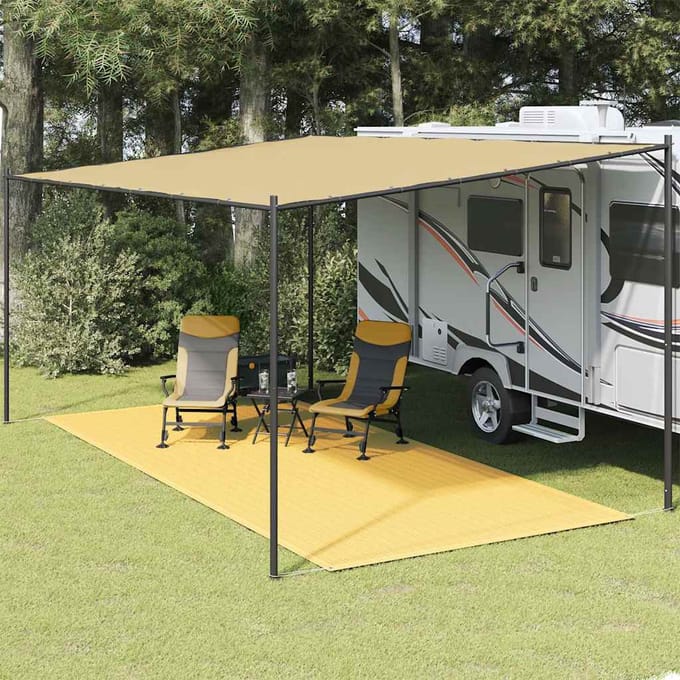 vidaXL - Tenttapijt - 250x500 - cm - beige
