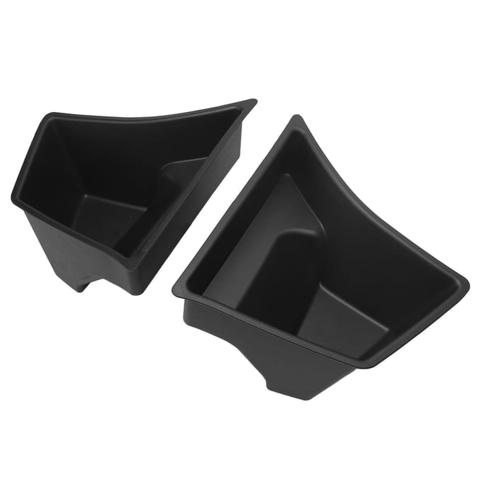 2PCS Bac de Rangement Latéral de Coffre Augmenter l'Espace de Rangement Boîte Organisateur de Coffre Remplacement pour Tesla Model 3 black