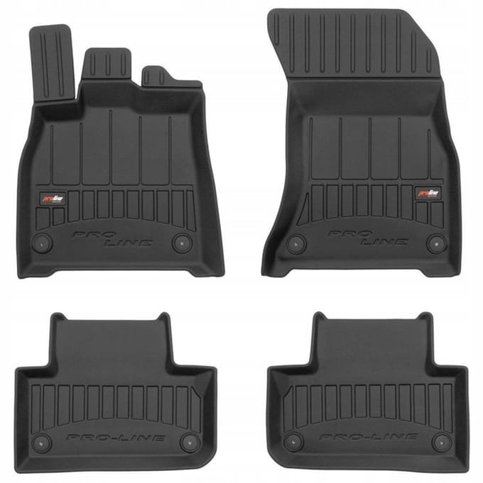 Frogum No.77 - Automatmatten passend voor Audi Q5 II vanaf 2017 - 3D Korfmodel - TPE Rubber - Zwart