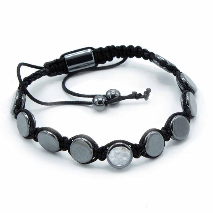 Ancient Wisdom - Armband - Magnetische hematiet shamballa armband multicolor one size - sieraad - accessoire - gift - fashion - trendy
