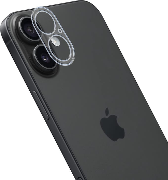 Camera Lens Protector - Geschikt voor Apple iPhone 16 - Extra Sterk - Camera Screenprotector - Beschermglas - Gehard Glas - Tempered Glass - Screen Protector
