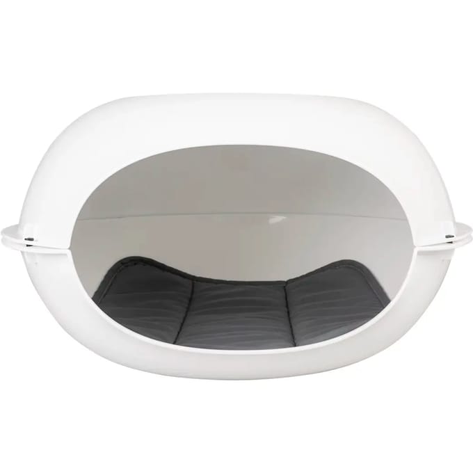 Duvoplus - Dierenkussen - Kat - Luna Katteniglo Met Kussen 57x38x31cm Wit - 1st