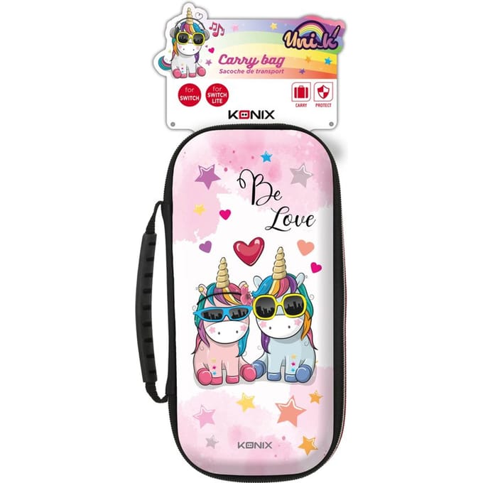 Unik - beschermhoes - opbergcase Nintendo Switch - hardcase - Be Love (Switch/Oled/Lite)