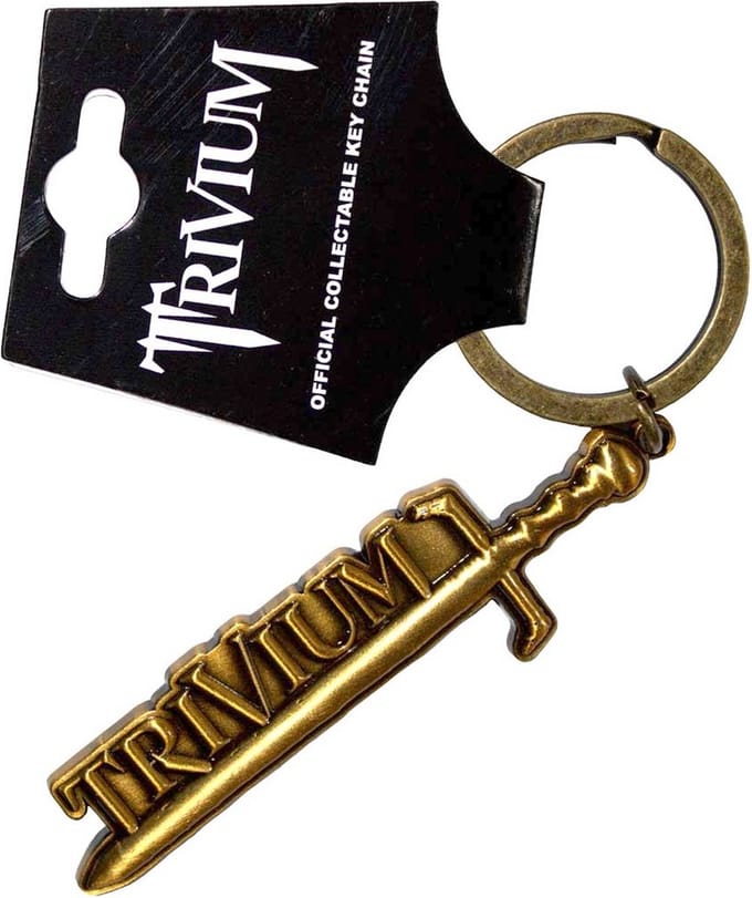 Trivium - Gold Sword Sleutelhanger - Goudkleurig