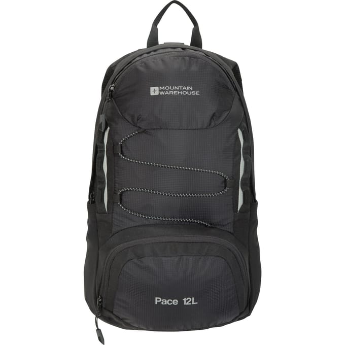 Mountain Warehouse Pace 12L rugzak (Zwart)
