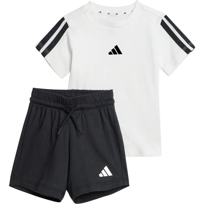 Adidas Sportswear Essentials T-Shirt Set Kids - Kinderen - Wit