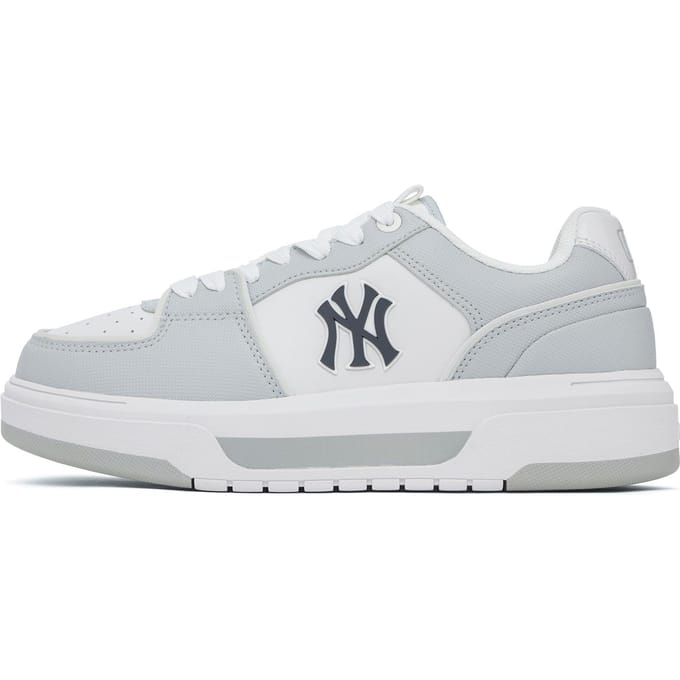 MLB Baskets Basses Confortables Polyvalentes Doublure Épaisse Cuir Unisexe Gris 3ASXCBS4N-50GRS 38.5 white