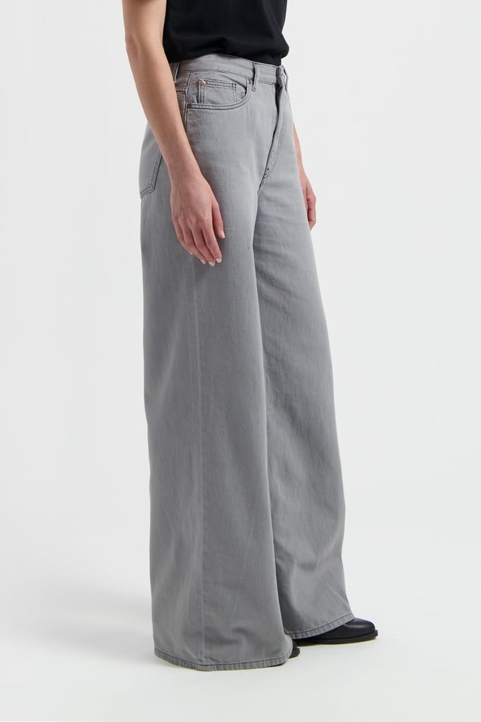 Mud Jeans Sara High Loose Flow Marge Grey Taglia: W33L32 | Jeans Outlet | Donna | Grigio
