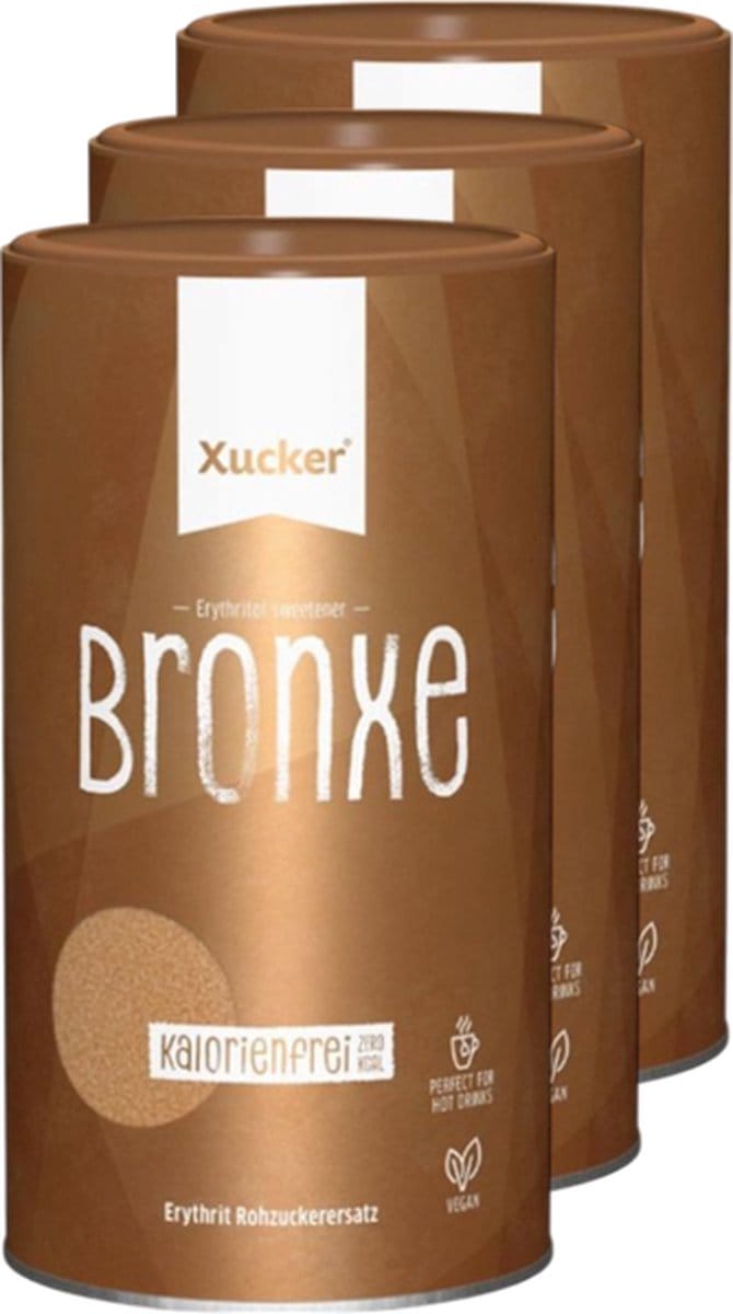 Xucker | Erythritol Raw Sugar Substitute | 3 stuks | 3 x 1kg