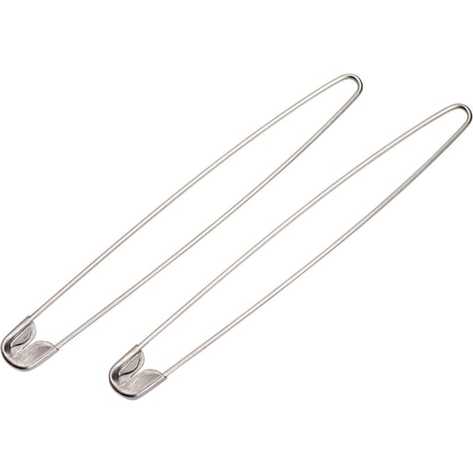 PRYM Stekenhouders edelstaal 135 mm zilverkleurig 081290 - Tools - Prym