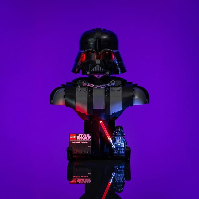 Verlichtingsset geschikt voor LEGO® Star Wars™ Darth Vader™ Bust - 75439