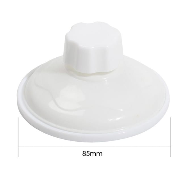 Kattenhangmat Zuignap 8,5cm Wit Plastic Vacuüm Zuignap met Schroef voor Raam Glas Deur white