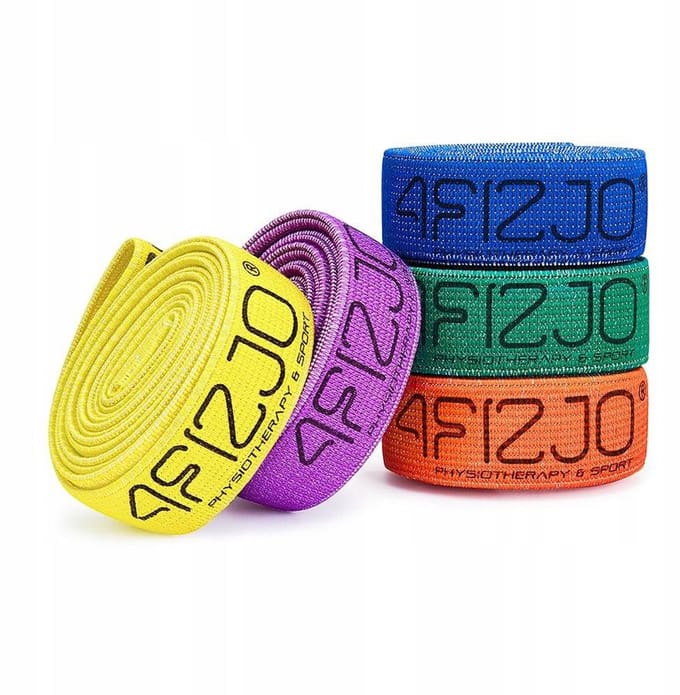 4FIZJO Flex Band - Gele Weerstandsband - 27-35 kg - 210 cm