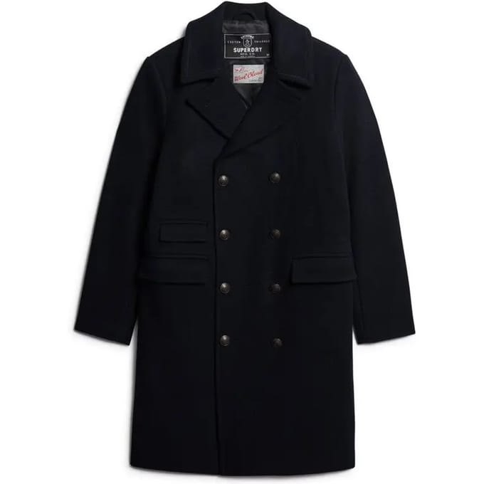 Superdry - The Merchant Store - Lange wollen jas - Heren - Jassen