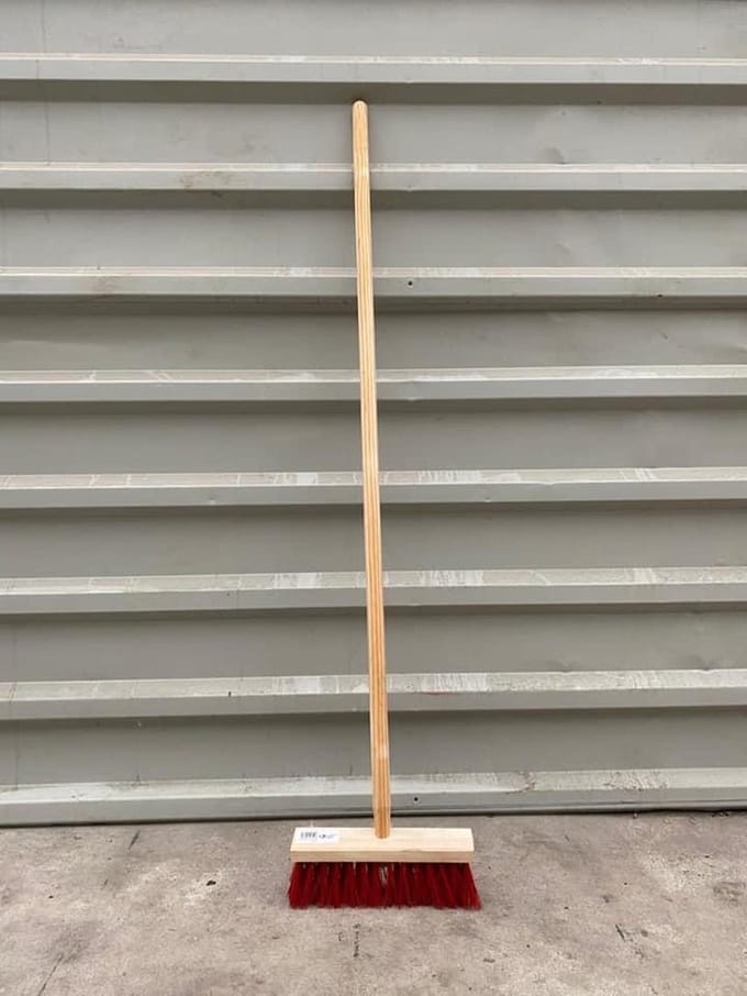 Nylon bezem 29 cm
