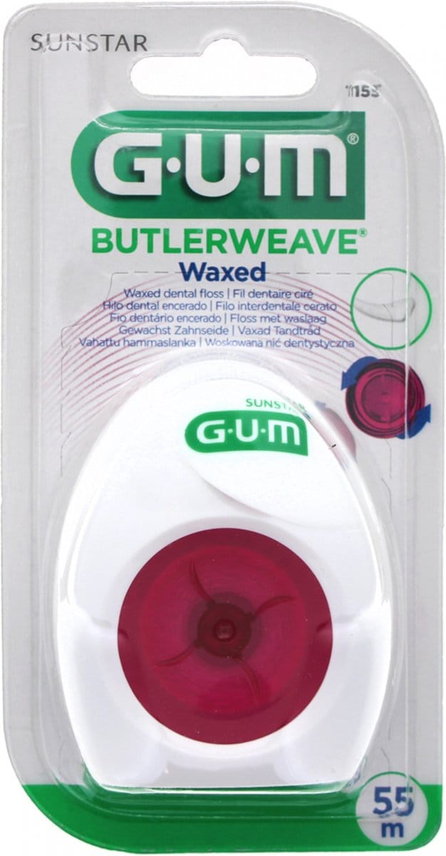 GUM Waxed Butlerweave tandzijde - 55 meter