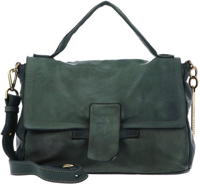 CATERINA LUCCHI Leren schoudertas Parma Maria Shoulder Bag Pino groen