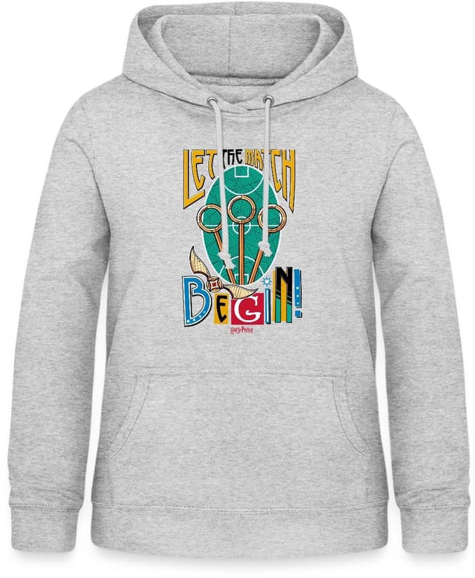 Harry Potter Let The Match Begin Quidditch Hoodie Dames