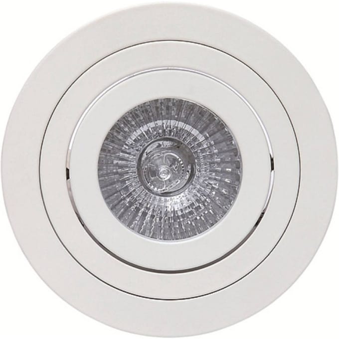 Mantra Iluminación Básico inbouwlamp, rond, mat wit