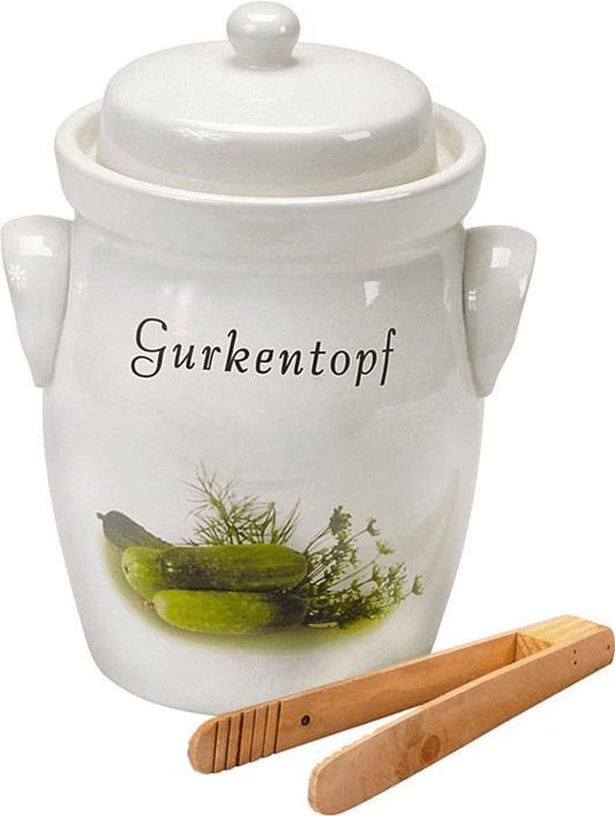 Augurkenpot keramiek 3,5 liter