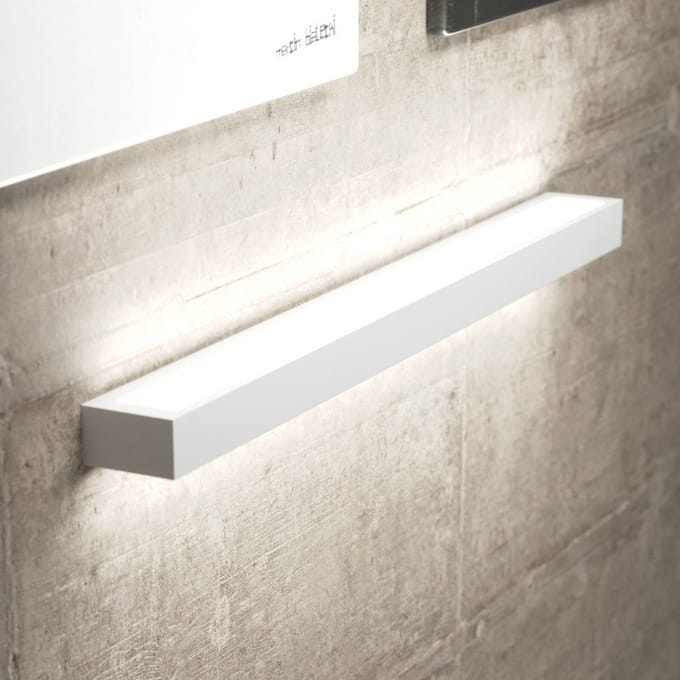 MCJ LED wandlamp Mera, breedte 80 cm, wit, 3000K