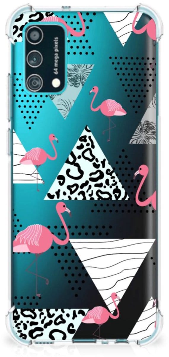 Samsung Galaxy M02s | A02s Case Anti-shock Flamingo Triangle