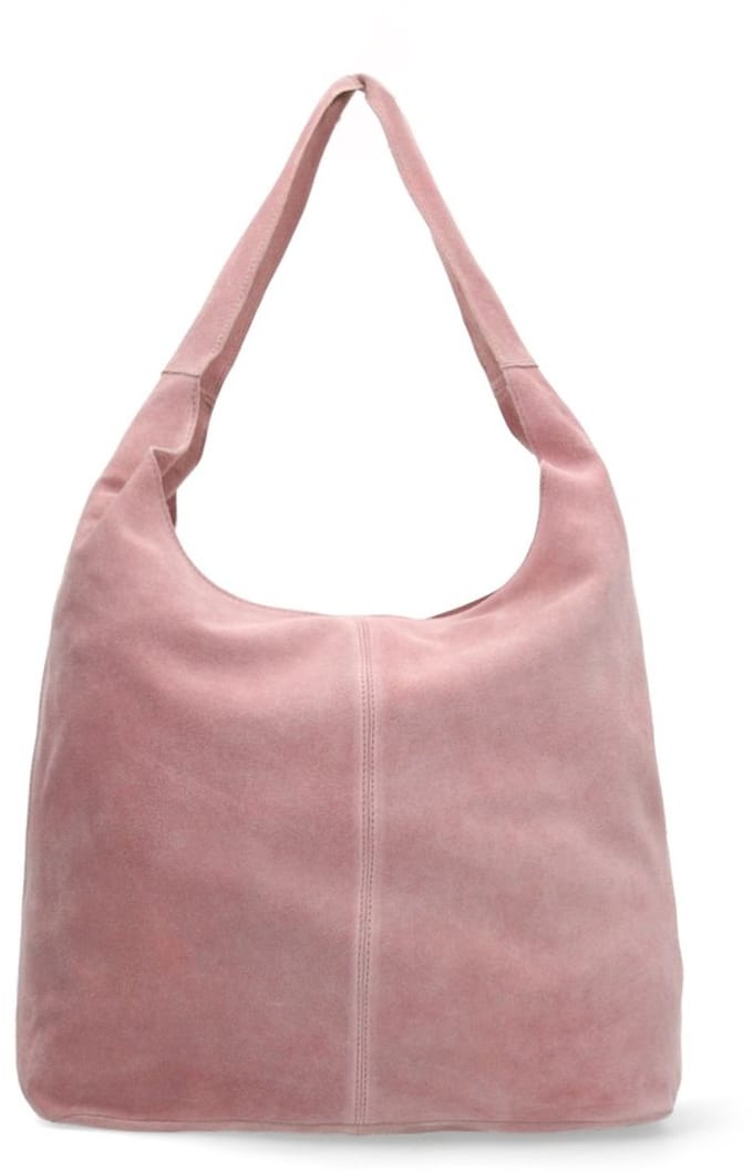 Manfield - Roze suède shopper