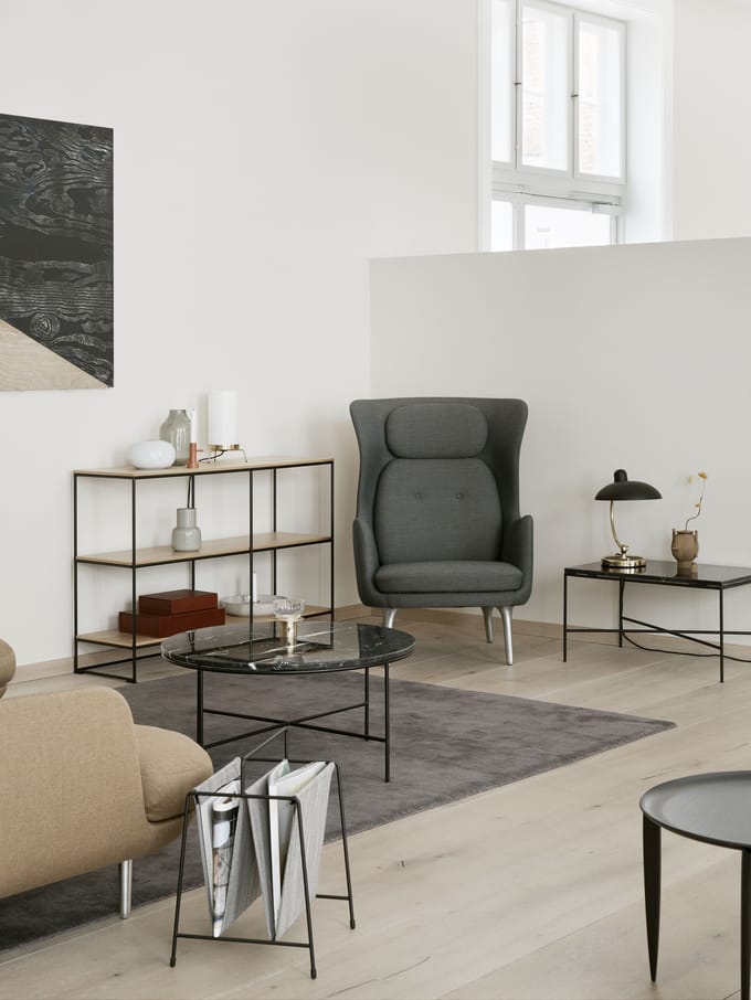 Fritz Hansen Planner Coffee Table rond - terracotta