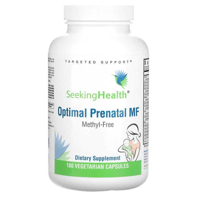 Seeking Health, Optimal Prenatal MF, 180 Veggie Capsules