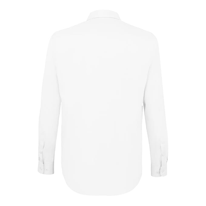 SOLS Heren Baltimore Slim Overhemd (Wit)