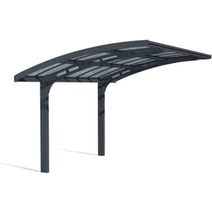 Palram | Canopia - Carport Arizona Breeze - Donkergrijs - 495x290cm