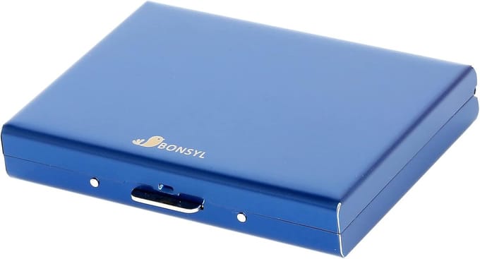 Slanke RFID Aluminium Creditcardhouder - Pasjesportemonnee met 8 Vakjes