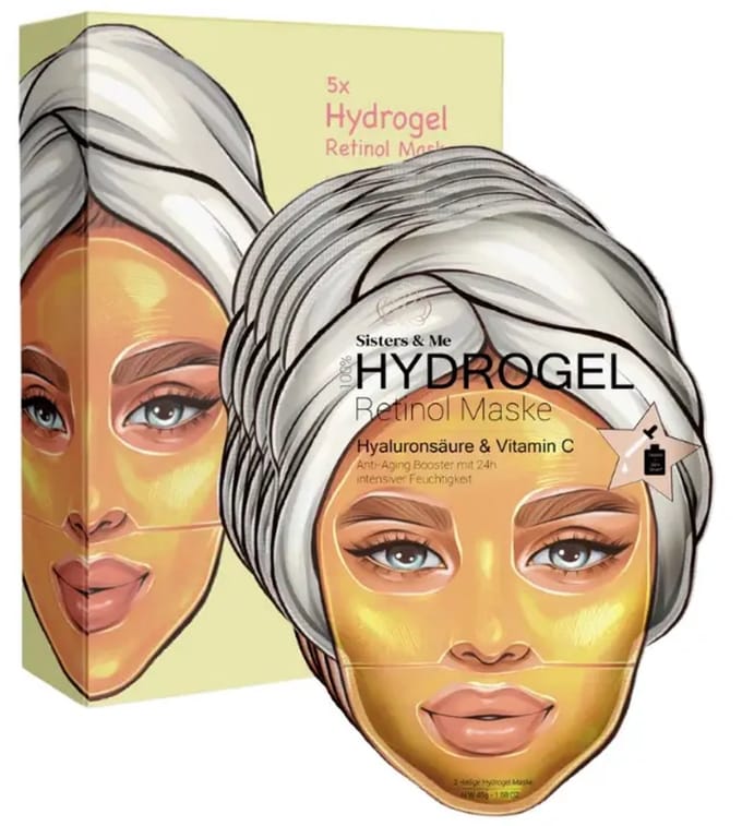 Sisters & Me | 5x Hydrogel Retinol Masks - Vegan