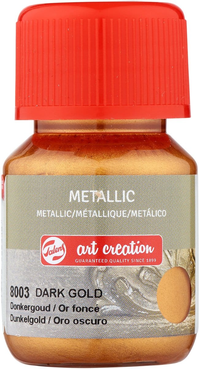 Metallic Verf - 8003 Donkergoud - Art Creation - 30 ml