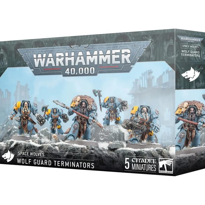 Beeldje Games Workshop Warhammer 40k - Space Wolves Terminators Gardes Loups (2025)