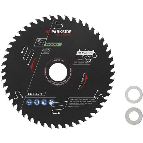 PARKSIDE PERFORMANCE Cirkelzaagblad 190 mm (48 tanden)