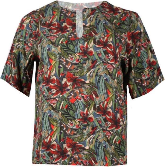 Moscow - Dames Shirt - Jungle Print - Maat M