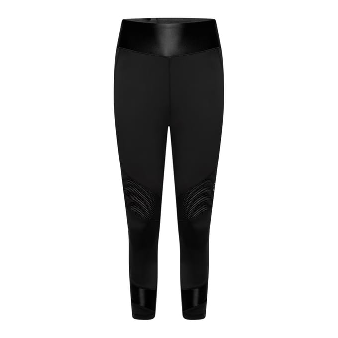 Dare 2B Dames/Dames Mesh Panel 3/4 Legging (Zwart)