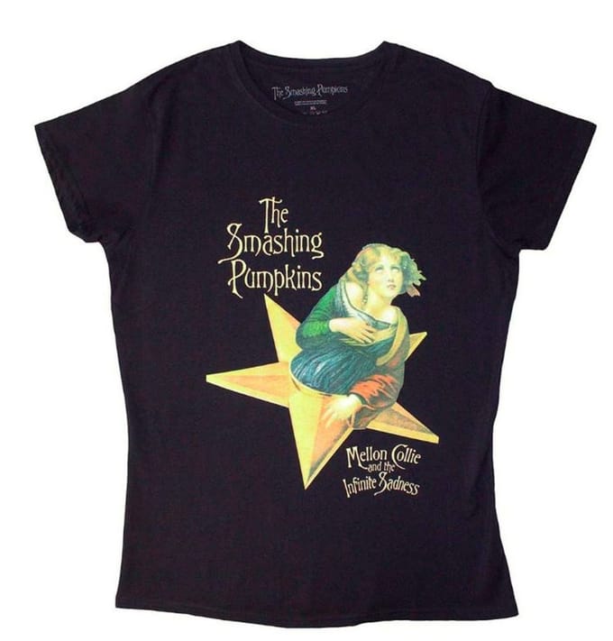 Smashing Pumpkins - Mellon Collie Dames Tshirt - S - Blauw