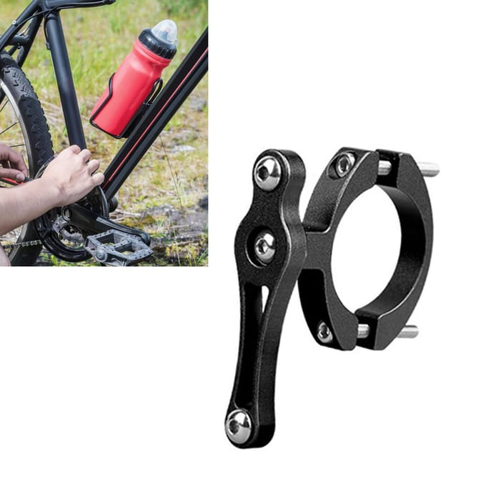 Fleshouder Mount Adapter Fiets Aluminiumlegering Universele Fietsfleshouder Klem voor Motoren beige