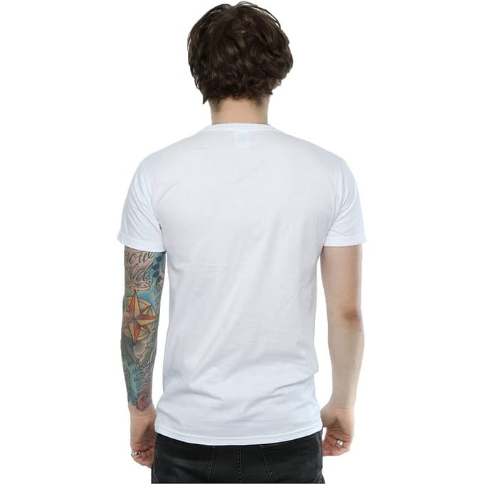 Disney Heren Klassiek Pluto Katoen T-Shirt (Wit)