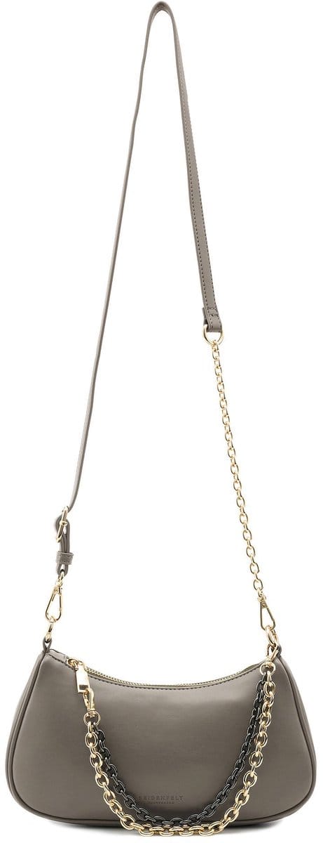 SEIDENFELT MANUFAKTUR schoudertas Lainio Crossbag Grey Taupe