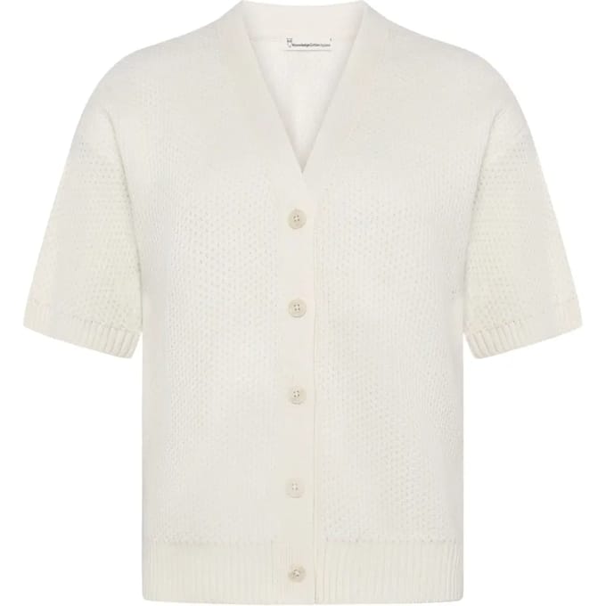 Korte mouwen cardigan dames KnowledgeCotton Apparel