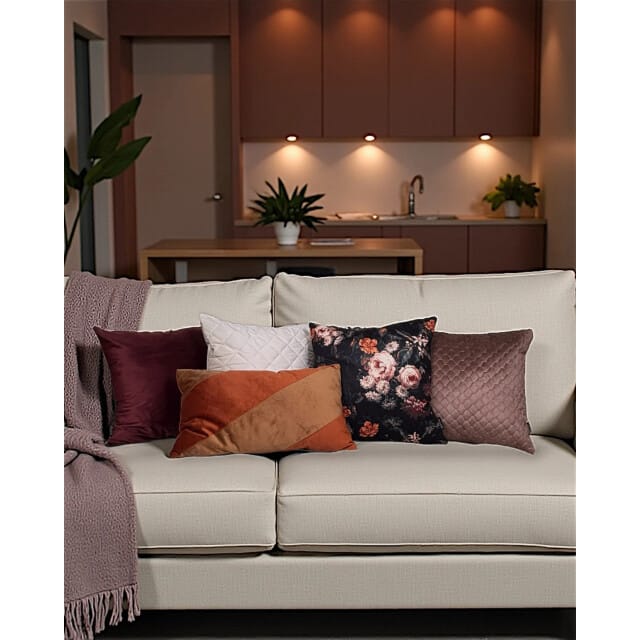 Gek op kussens! Sierkussen lua flowers | 45 x 45 cm | katoen/polyester